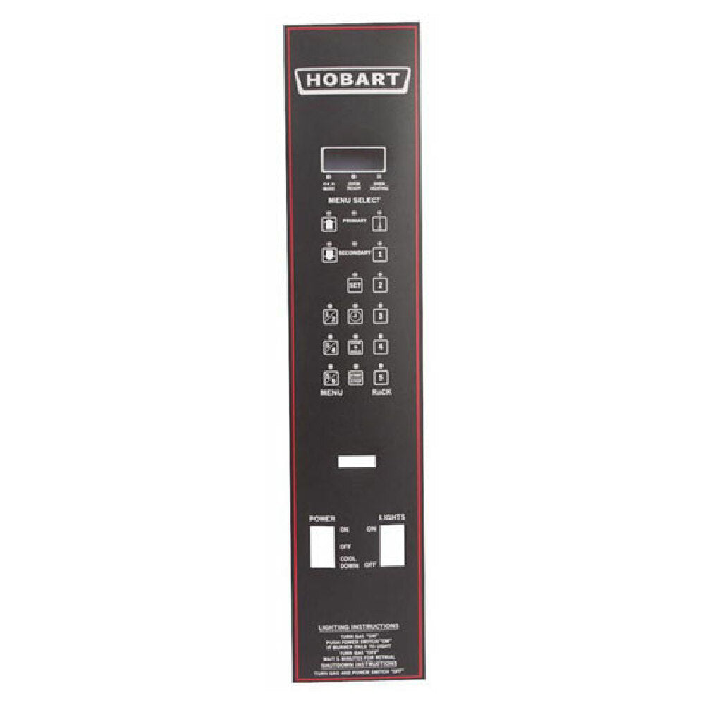 Hobart 00-424845-00001 Programmable Hgc5 Overly