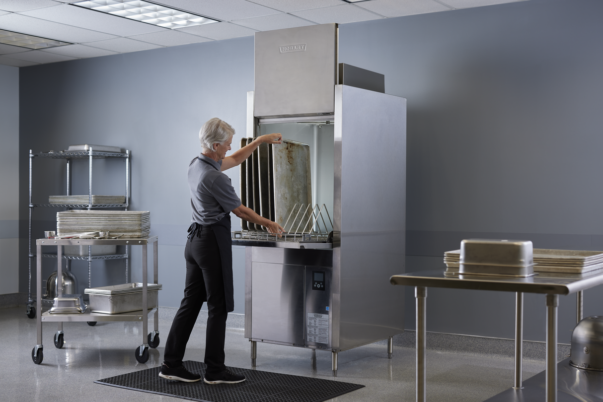 Hobart PW10N-BAS-1 34 Inch Pot/Pan/Utensil Washer with Split Door Design