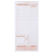 KNG 3147PAD Kng 2 Part Guest Checks Padded