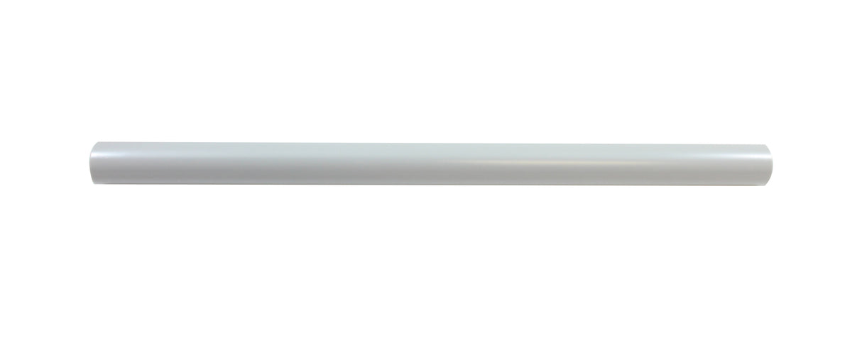 A single, smooth, white cylindrical tube—possibly a replacement dowel rod like TableCraft’s RWS12—is shown horizontally against a plain white background. The cylinder’s surface is seamless with rounded ends and no visible markings or textures.