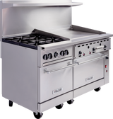 Vulcan 60SC-4B36GTP Gas 60 Inch Endurance Restaurant Range with 4 Burners 30000 BTU