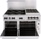 Vulcan 60SC-6B24CBP 60Inch Restaurant Range Gas with Charbroiler 6 Burner 302000 BTU