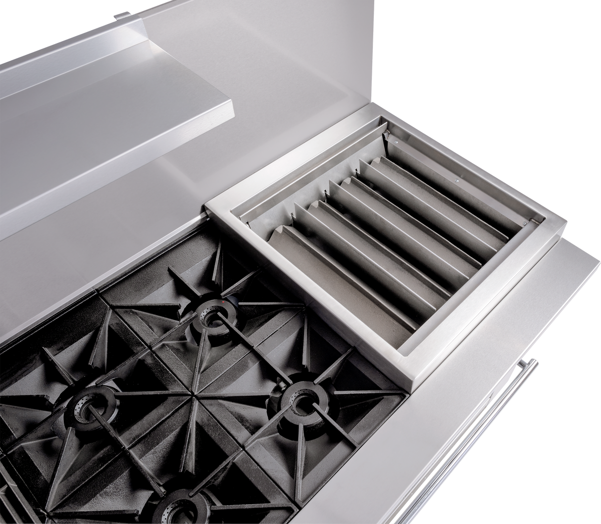 Vulcan 60SC-6B24CBP 60Inch Restaurant Range Gas with Charbroiler 6 Burner 302000 BTU