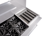 Vulcan 60SC-6B24CBP 60Inch Restaurant Range Gas with Charbroiler 6 Burner 302000 BTU