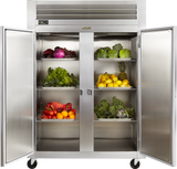 Traulsen RHT232W-FHS 58 Inch 51.6 cu ft Two Section Refrigerator Remote Stainless Steel