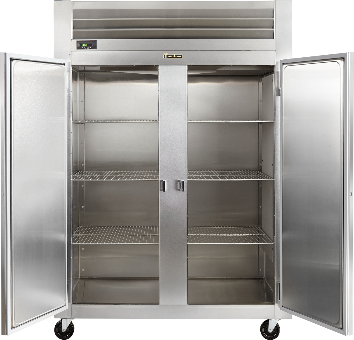 Traulsen RHT232WUT-FHS 58 Inch Refrigerator Reach-in 51.6 cu ft Two-section Stainless Steel