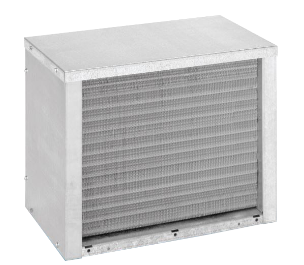 A rectangular metal HVAC air filter unit, compatible with WCC/WCF-2001R & 2201R and CR1200-404A Remote Condenser by Cornelius, features a pleated filter surface in a galvanized housing with smooth sides and sharp edges against a white background.
