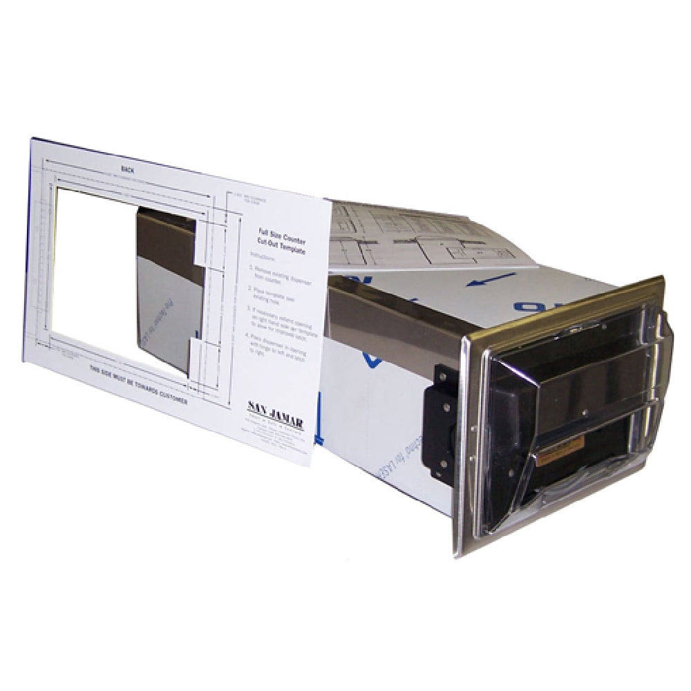 AllPoints 8009969 Fullfold Ss Napkin Disp Clear Incounter