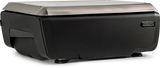 A black and silver rectangular Hobart GTI Scale/Printer with a metal lid, slightly raised feet, and a side handle. The Hobart logo is displayed on the front right side. An operator display is integrated into the design. The appliance sits on a white background.