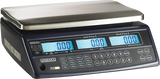 A Price Computing Scale with a stainless steel platform and control panel. Featuring a 30 lb capacity, it displays unit price, weight, and total price at zero. The keypad includes numbers, function buttons, and legal for trade labeled options.
