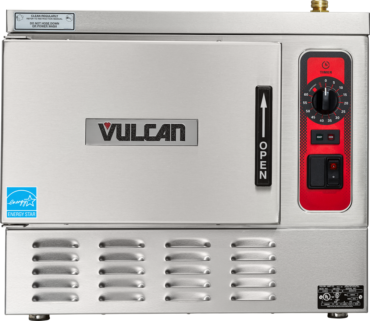 Vulcan C24EA3-LWE_208/60/3 24 Inch Electric Convection Steamer Stainless Steel