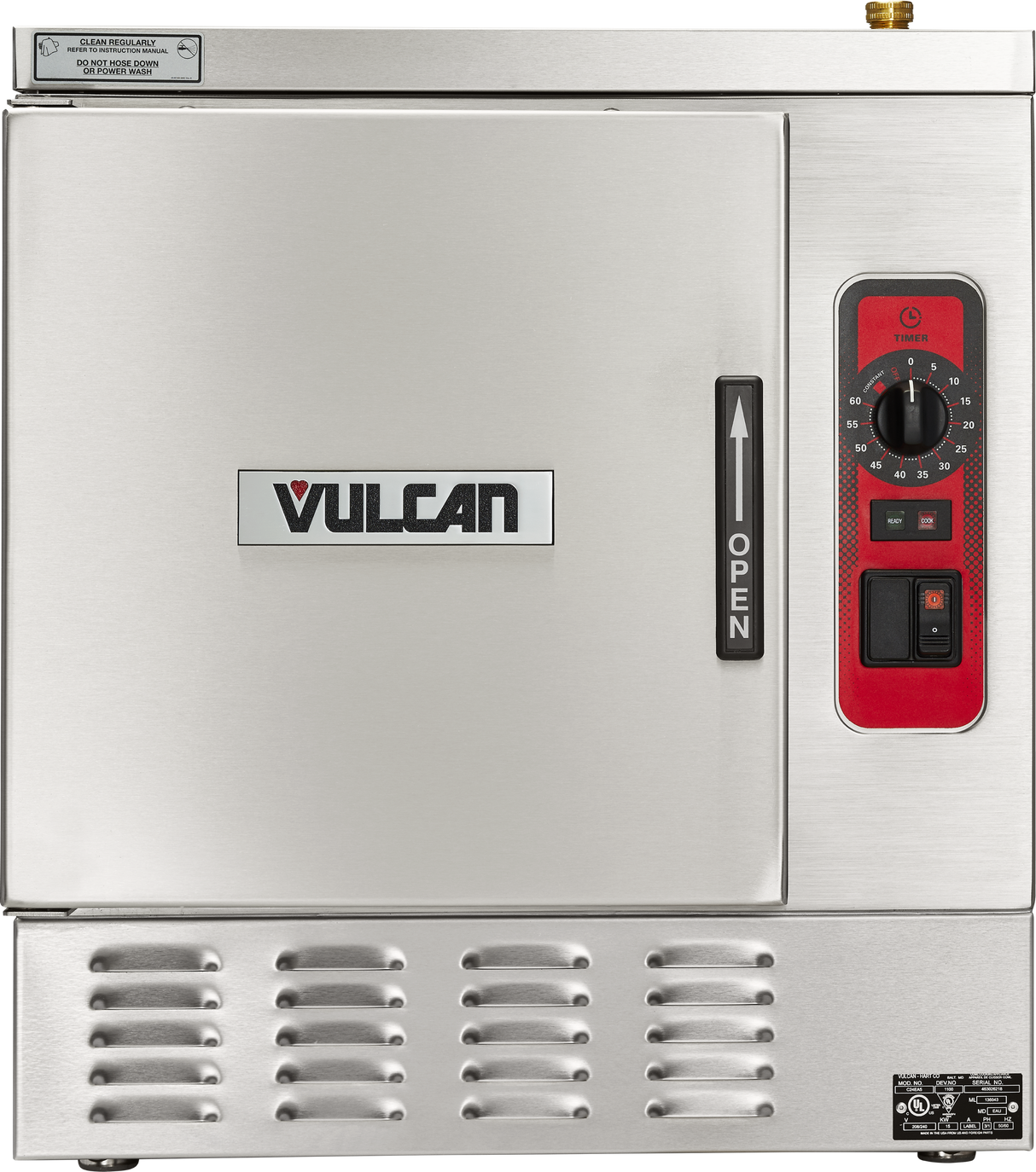 Vulcan C24EA5-PLUS-QS-PLATINUM_208/50/60/1 24 Inch Electric Convection Steamer Countertop