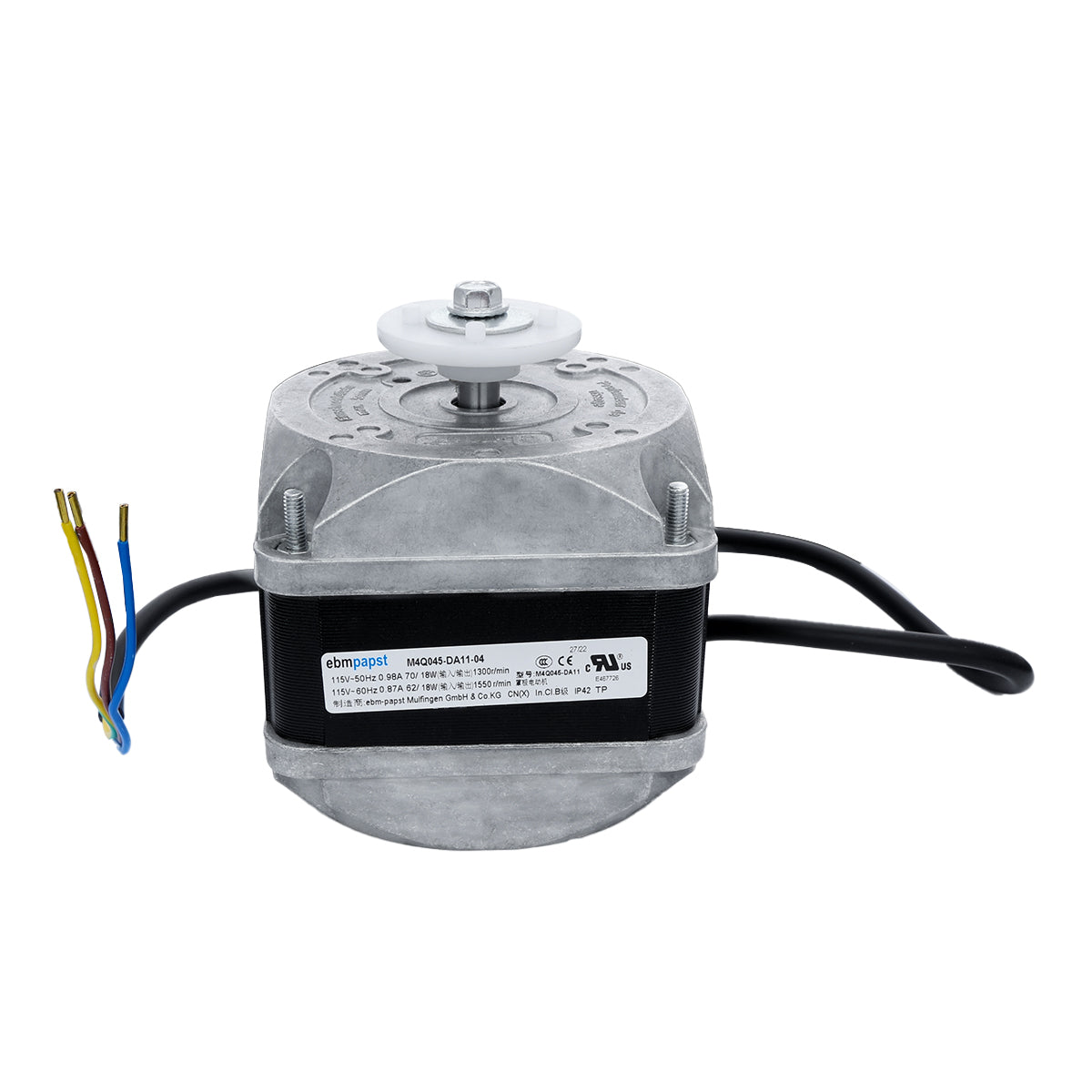 A small metal device with wires, compatible with the E-UCF280 Empura fan, designed for seamless integration in Empura Ice Machines.