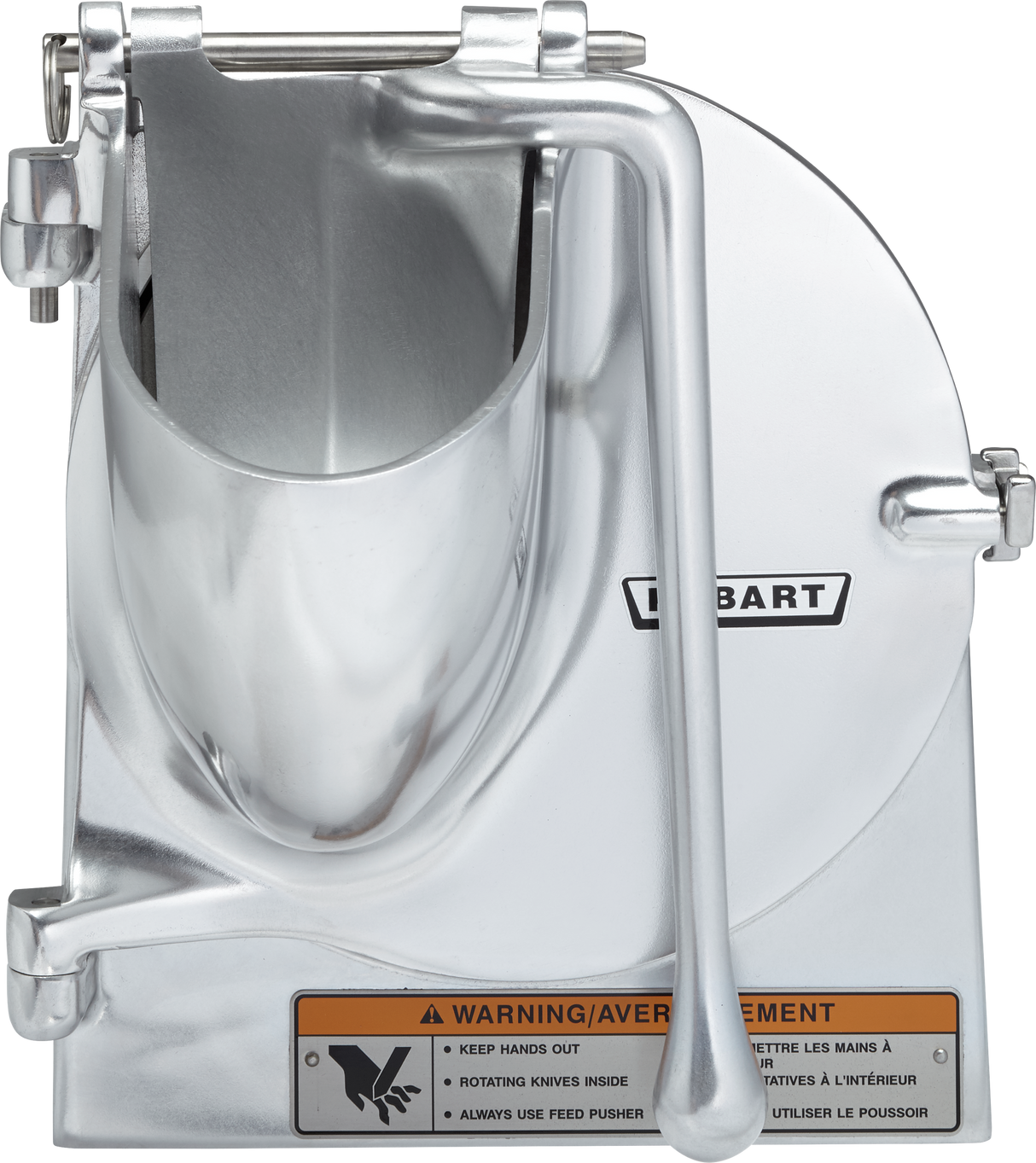 Hobart VS9-13 9 Inch Vegetable Slicer Attachment with Back Case and Hopper Front