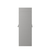 A plain, vertical, rectangular gray metal panel is shown against a white background. It likely belongs to an Atosa YBF9271 Heated Food Locker, with visible screws along the edges and small flat wings extending from each side near the middle.