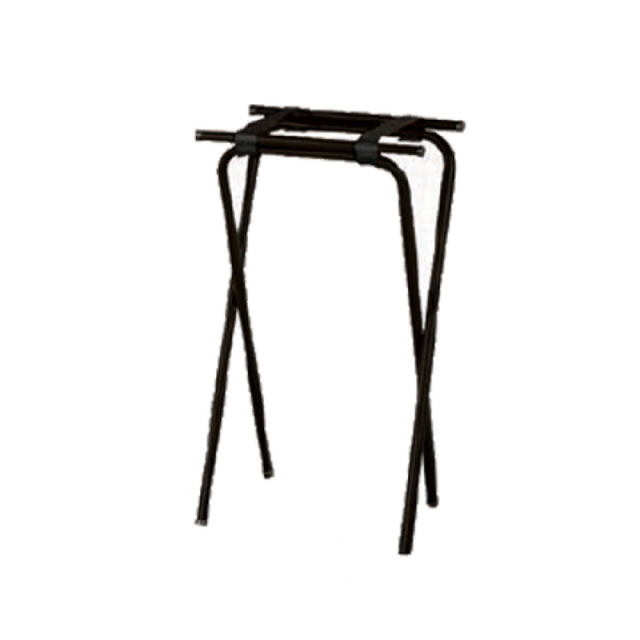 Forbes Industries 6850-EN Tray Stand Steel Black Poly Straps
