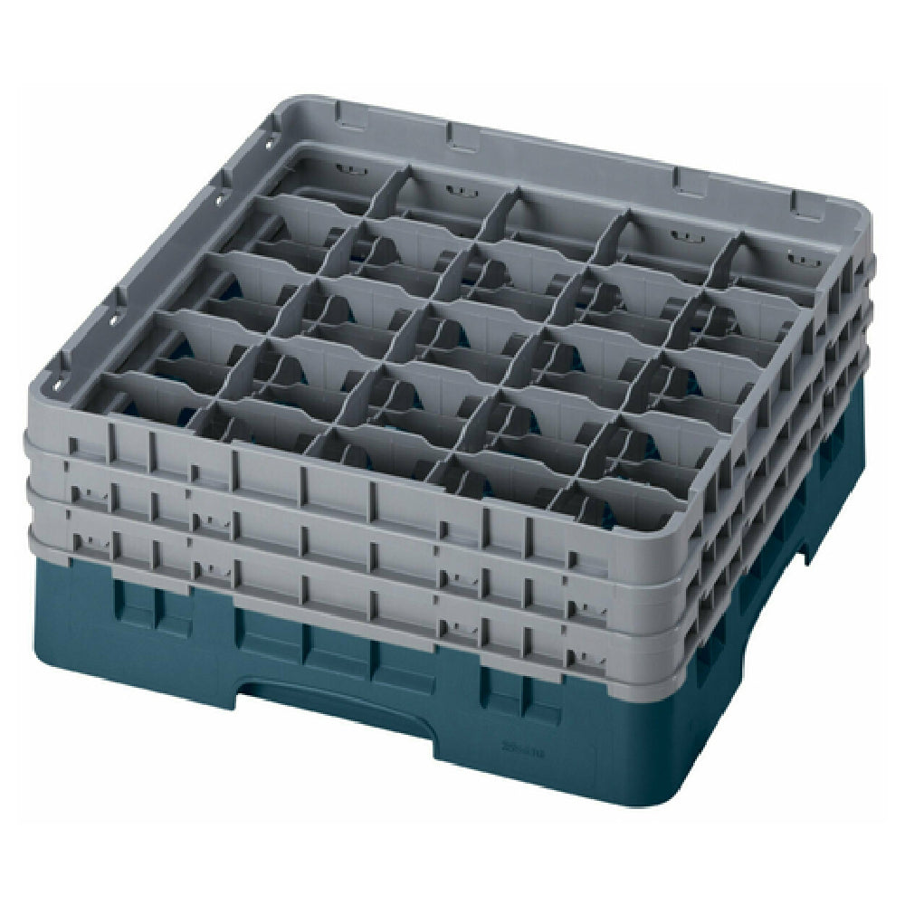 Cambro 25S638414 Camrack® Glass Rack With (3) Soft Gray Extenders Full Size