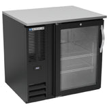 Beverage Air BB36HC-1-FG-B - Refrigerated Food Rated Back Bar Storage Cabinet, One-section