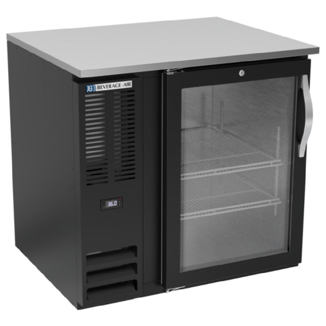 Beverage Air BB36HC-FG-B - Refrigerated Food Rated Back Bar Storage Cabinet, One-section