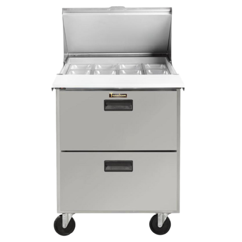 Traulsen CLPT-2712-DW - Dealer's Choice CLPT Series Mega Top Prep Table, (2) Fully Removable Drawers