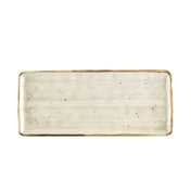 CAC China TUS-RT13-BGE Tucson Platter 12"L X 5-1/8"W X 1/2"H Rectangular