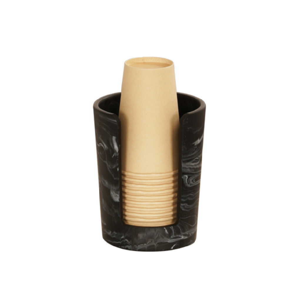 Cal-Mil 23859-124 Cup Holder 4.25" Dia. X 8.25"H Features A Front Cutout