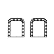 Somerset SD1 Turnover/Pastry Die Double Square 2-3/4" X 1-3/4" X 1"