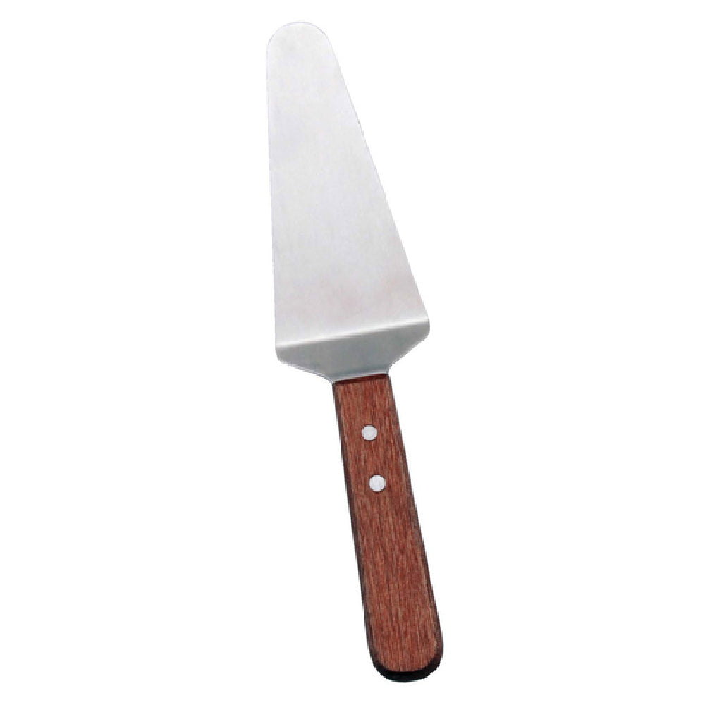 Omcan 80018 (80018) Pie Server 4-3/4" X 2-3/8" Stainless Steel Blade Wooden Handle