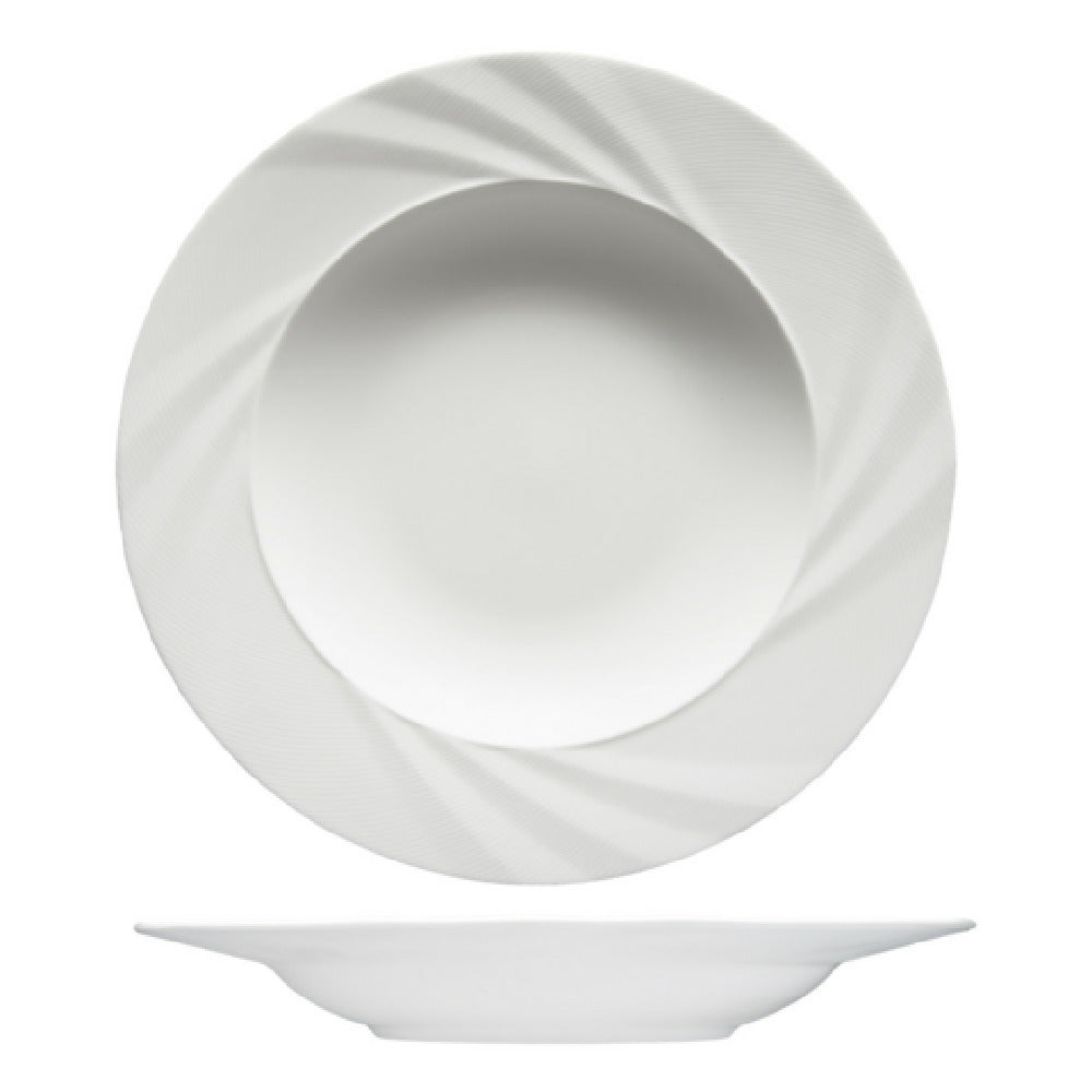 Fortessa HBW-AIRES-265 Aires Vortex Soup Plate 9" (23cm) 10.5 Oz.