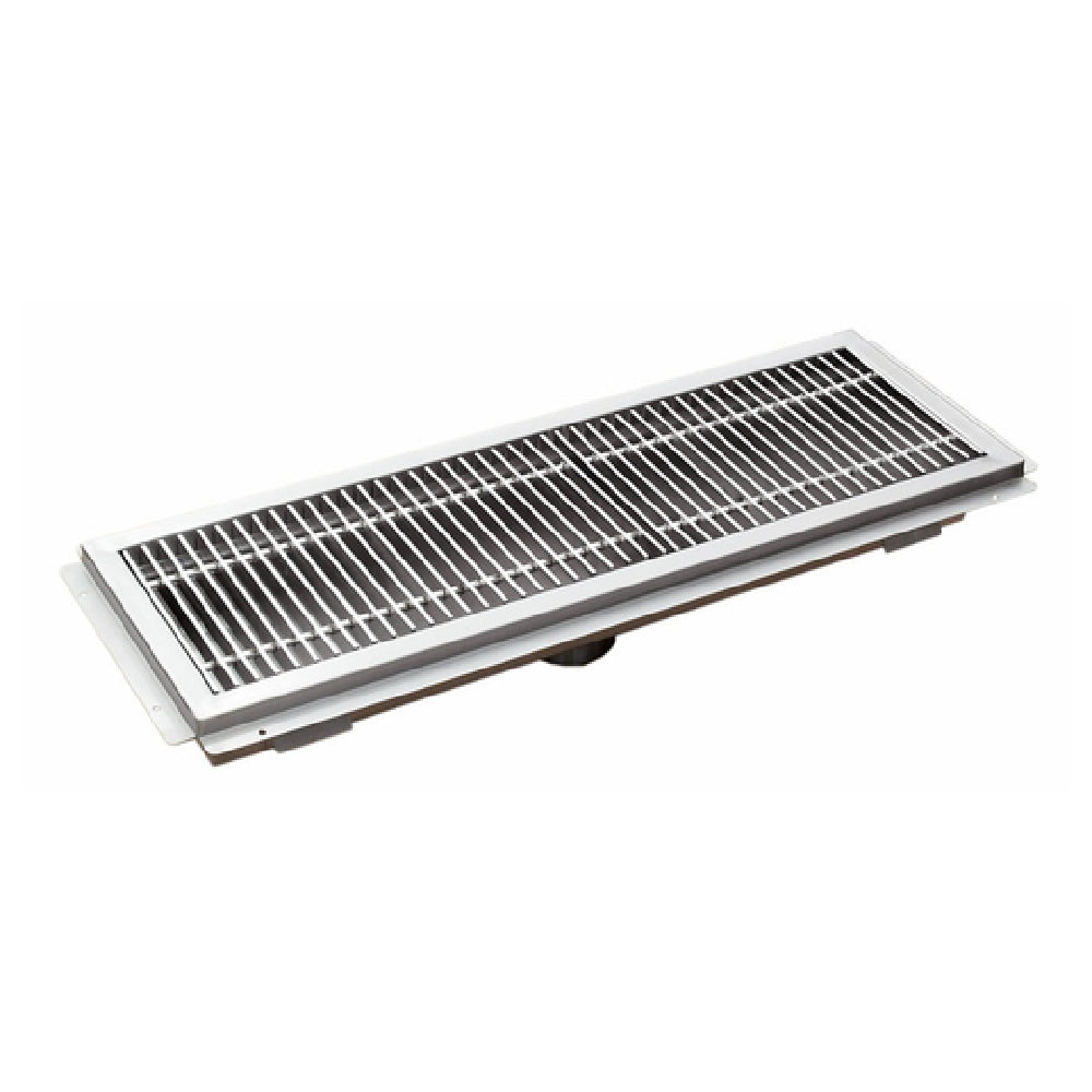 Omcan 44610 (44610) Floor Trough 12" X 60" With Stainless Steel Grating