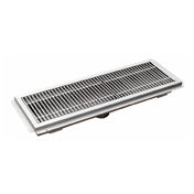 Omcan 44610 (44610) Floor Trough 12" X 60" With Stainless Steel Grating