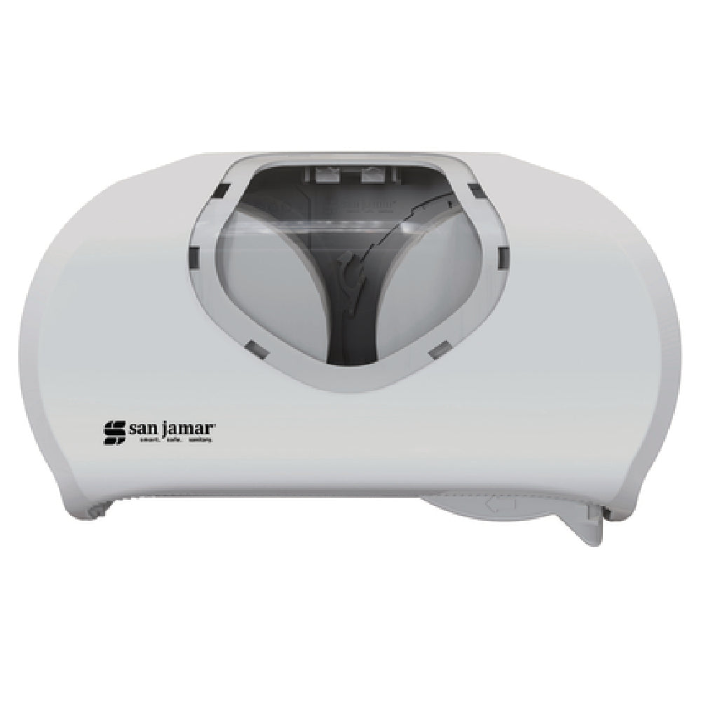 San Jamar R3670WHCL Versatwin® Summit Bath Tissue Dispenser 12-7/8"W X 5-7/8"D X 7-3/4"H