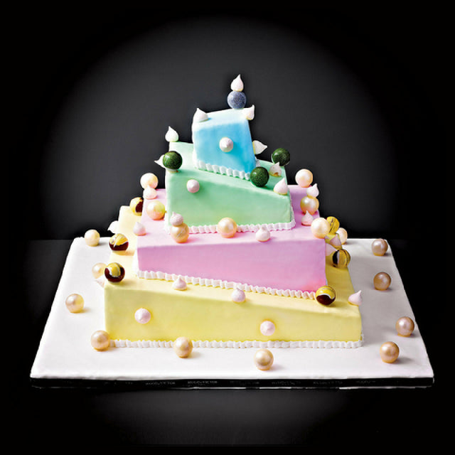 Matfer 681903 Wedding Cake Kit French Style Includes: (5) ABS Reusable/superimposed Dessert Support