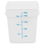 Royal ROY PPSC 18 - Storage Container, 18 Qt., Square
