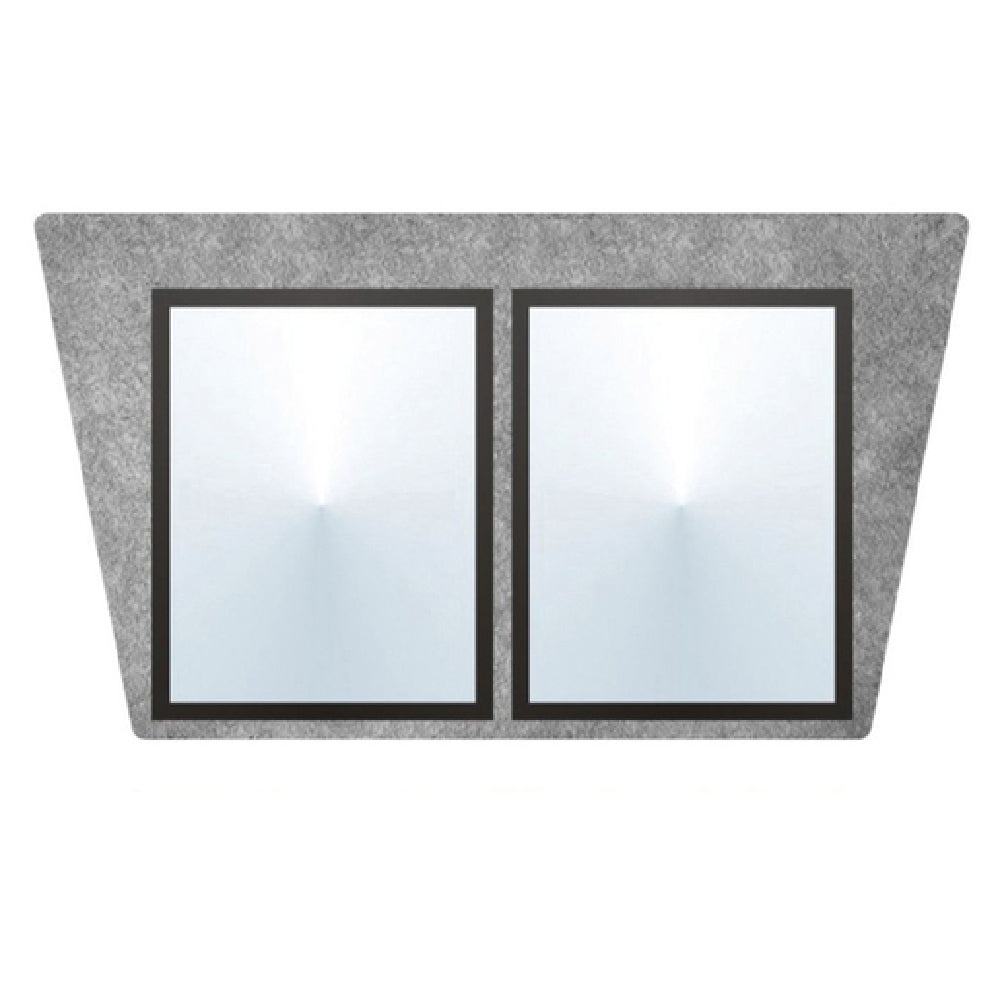 Hubert 93427 - Menu Board, 2-pocket, Wall-mount