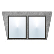 Hubert 93427 - Menu Board, 2-pocket, Wall-mount