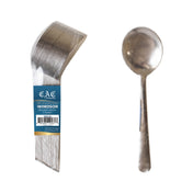 CAC China 1202-04 Windsor Bouillon Spoon 6" 18/0 Stainless Steel