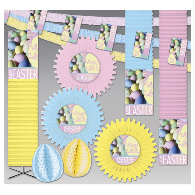 Hubert 28886 - Decoration Kit, Easter Eggs, 6000 Sq. Ft.