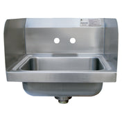 Advance Tabco 7-PS-EC-SPNF-1X Special Value Hand Sink With 7-3/4" Side Splashes