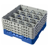 Cambro 16S800168 Camrack® Glass Rack With (4) Soft Gray Extenders Full Size