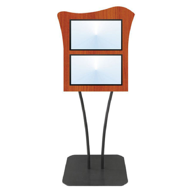 Hubert 27627 - Menu Board, 2-pocket, Floor Stand