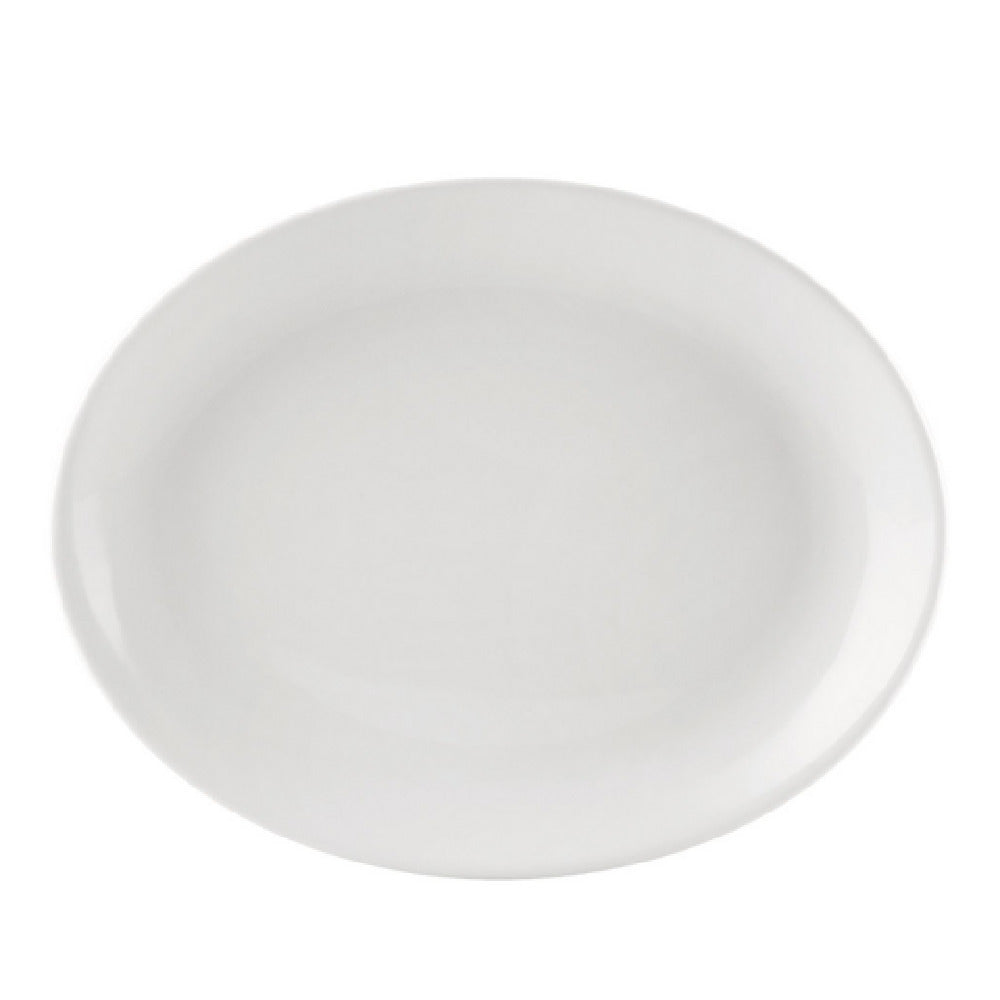 CAC China COP-OV34 COP™ Platter 9-1/2"L X 7-1/4"W X 1-1/4"H Oval