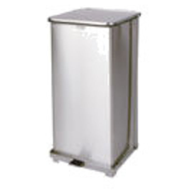 Rubbermaid FGST24SSPL The Defenders® Step Can 15" Sq X 30" H 13 Gallon