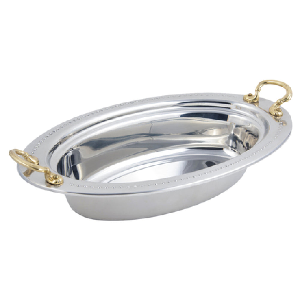 Bon Chef 5399HR Food Pan Full Oval 6-1/8 Qt. (196 Oz.) Capacity