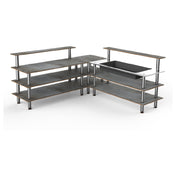 Steelite MGCMLB01GSXF Mogogo Buffet Solutions Modular Cooling Corner Station 3-tier