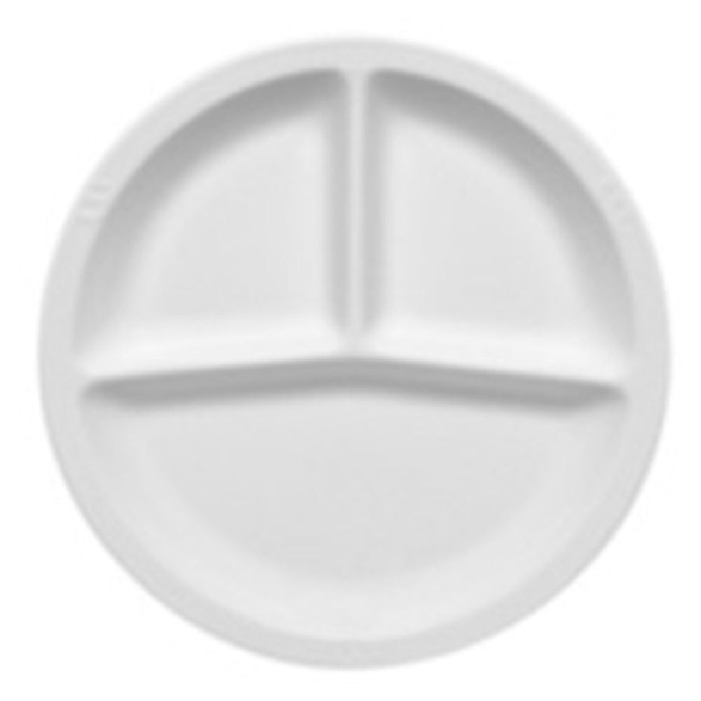 BauscherHepp 252424 Dish 3-compartment 10-1/8" Dia.
