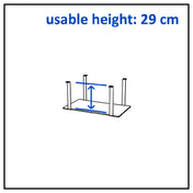 BauscherHepp VE-50007 Venta® Shelf To Create Storage Space Under A Buffet Table
