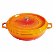 GET Enterprises CA-005-O/BK Heiss™ Braiser Pan 3 Qt. (3-1/2 Qt. Rim Full) 10-1/4" Dia. X 2-7/8"H