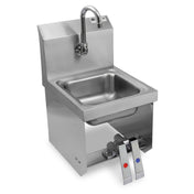 John Boos PBHS-W-0909-KV2MB-X Pro-Bowl Hand Sink Wall Mount 9"W X 9" Front-to-back X 5" Deep Bowl