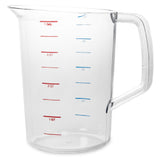 Rubbermaid FG321800CLR Bouncer® Measuring Cup 4 Quart 40°F/-40°C To 212° F/100°C Temperature Range